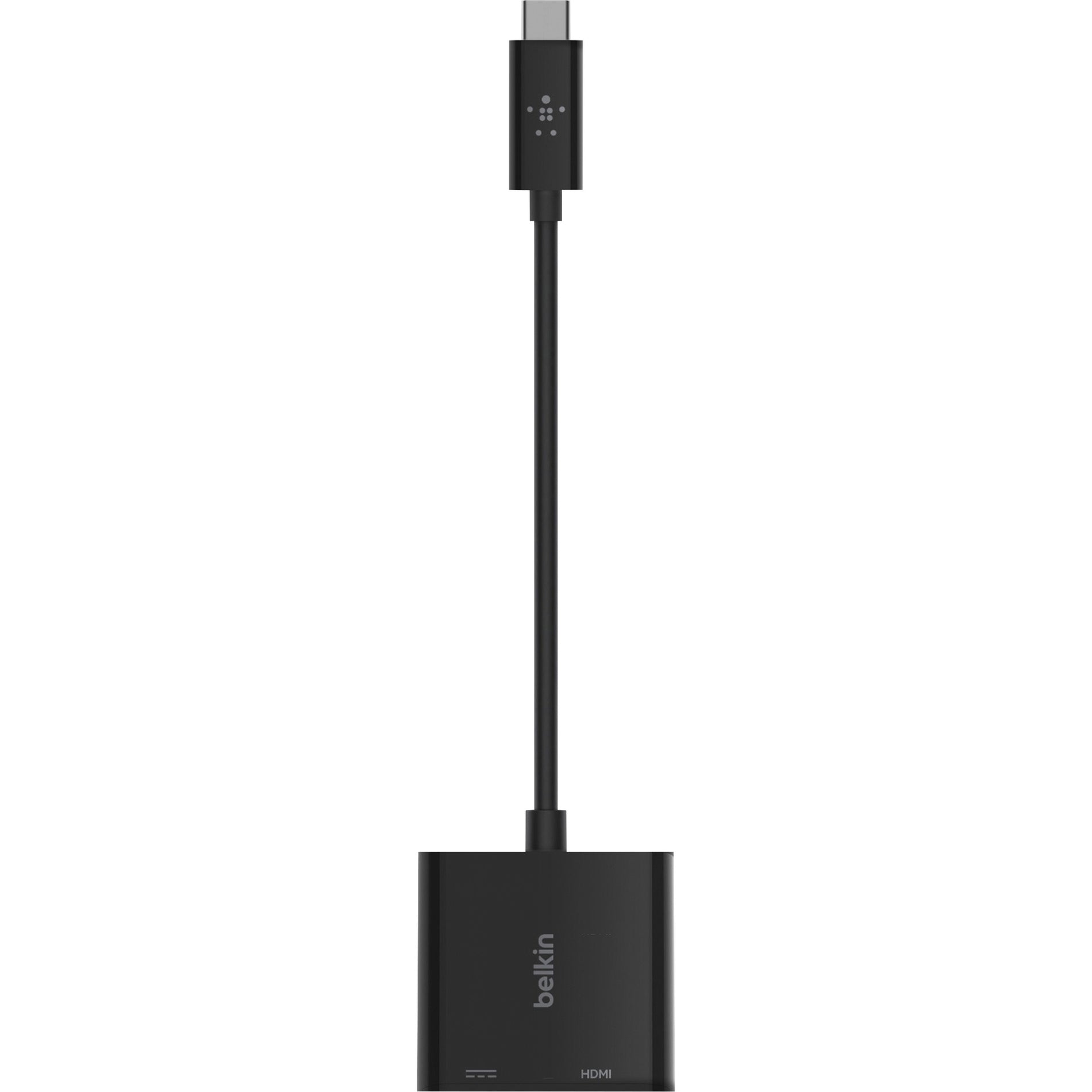 Belkin AVC002BK-BL USB-C to HDMI + Charge Adapter, Plug and Play, 4K Resolution Support
