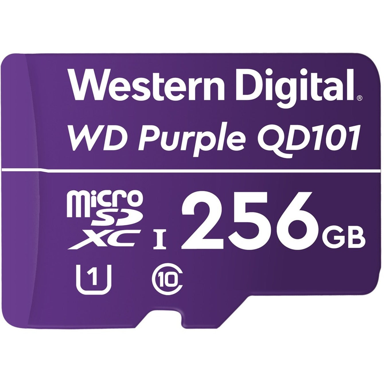 Western Digital WDD256G1P0C Purple™ SC QD101 256GB microSDXC, 3 Year Limited Warranty