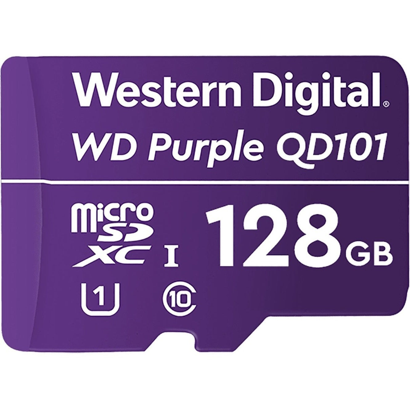 Western Digital WDD128G1P0C Purple&trade; SC QD101 128GB microSDXC, 3 Year Limited Warranty