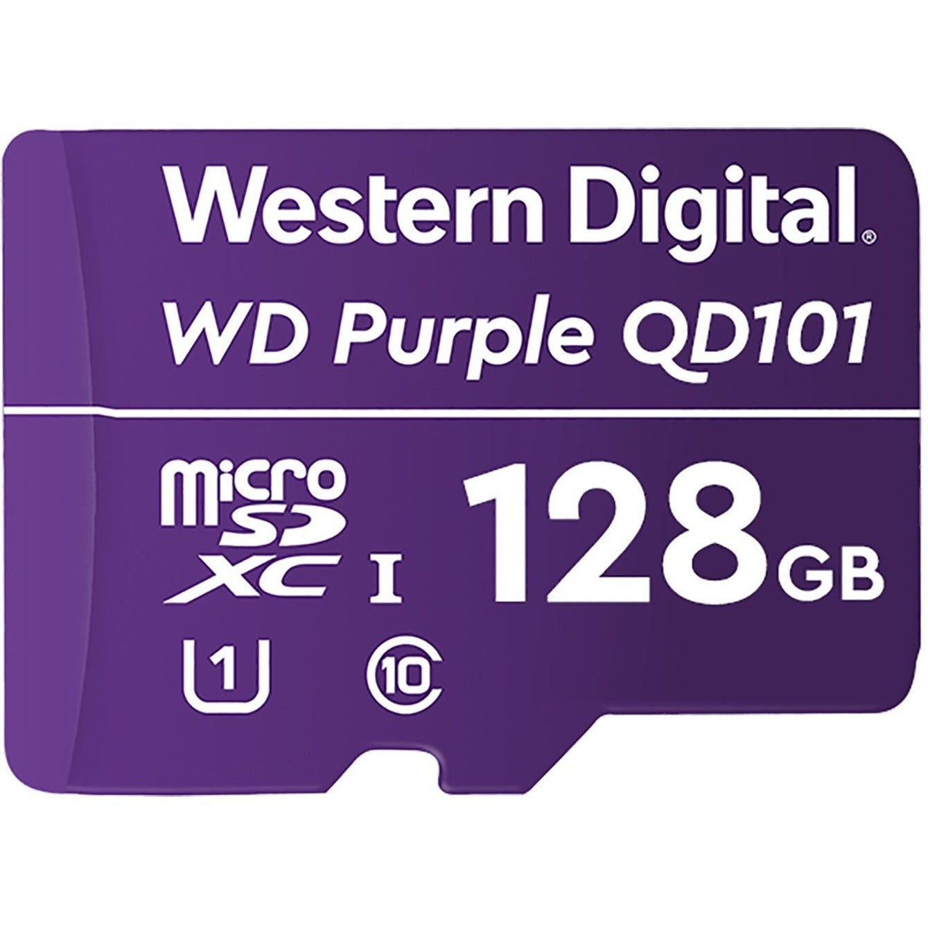 Western Digital WDD128G1P0C Purple&trade; SC QD101 128GB microSDXC, 3 Year Limited Warranty
