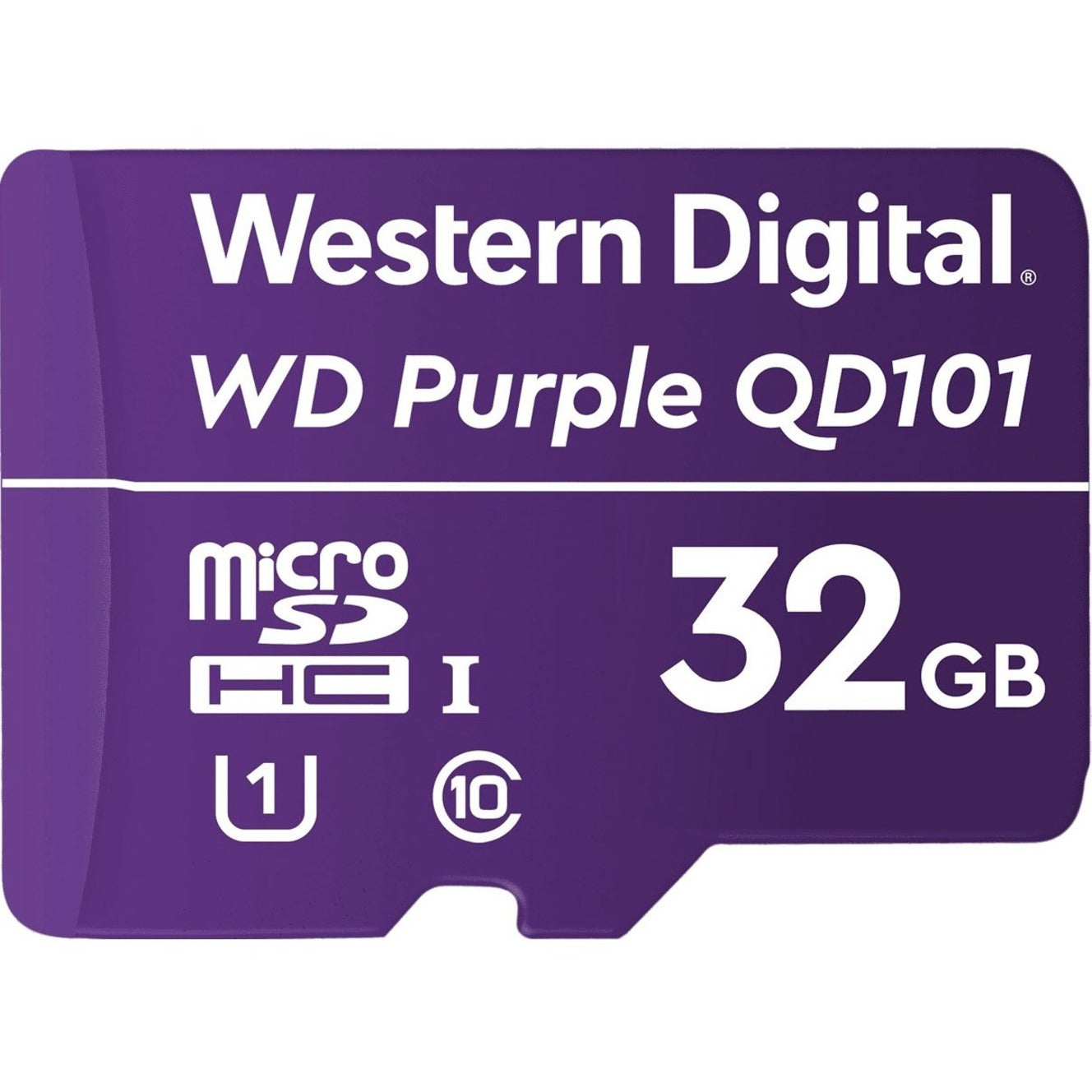 Western Digital WDD032G1P0C Purple SC QD101 32GB microSDXC, 3 Year Warranty
