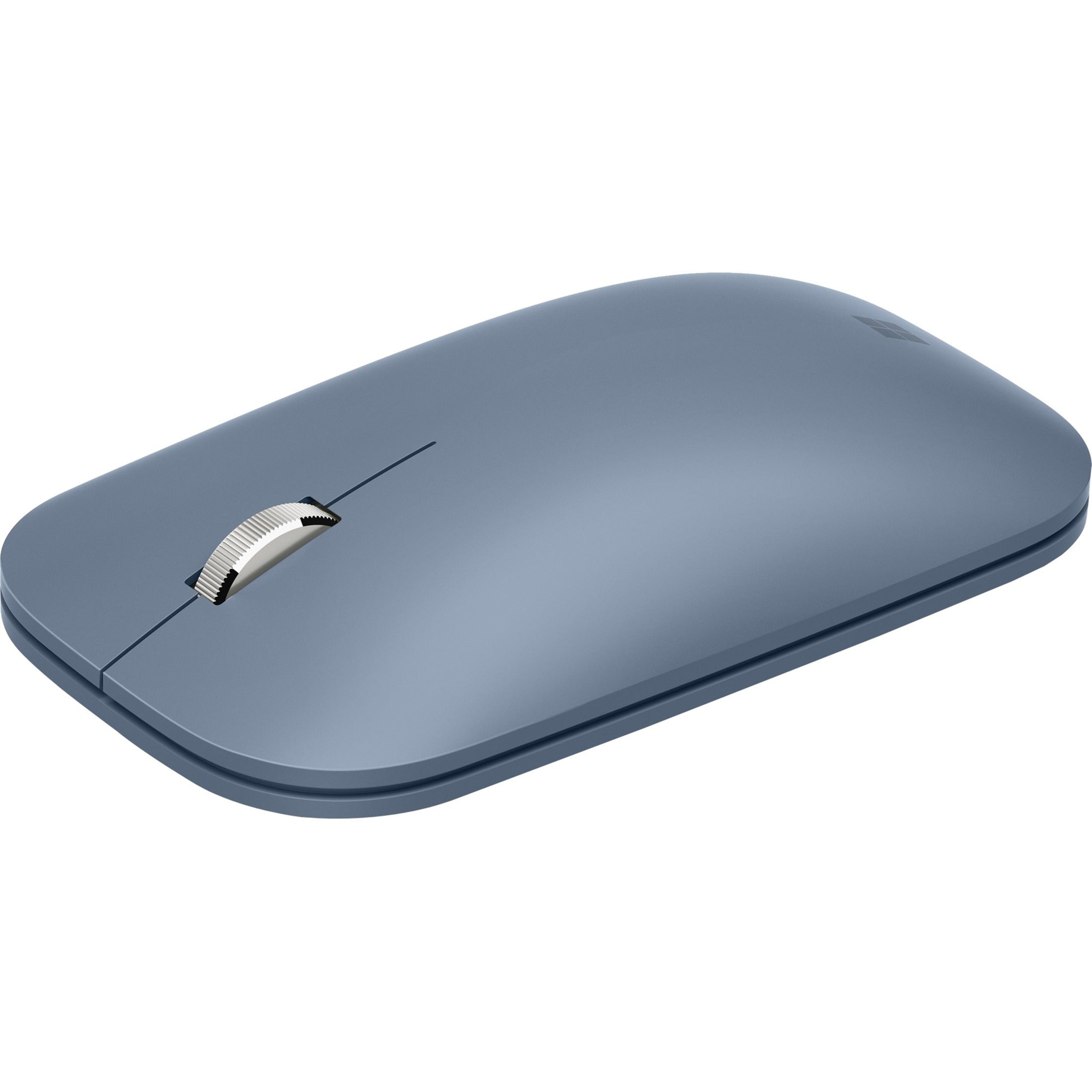 Microsoft KTF-00028 Modern Mobile Mouse, Ergonomic Fit, Bluetooth 4.2, BlueTrack, Pastel Blue