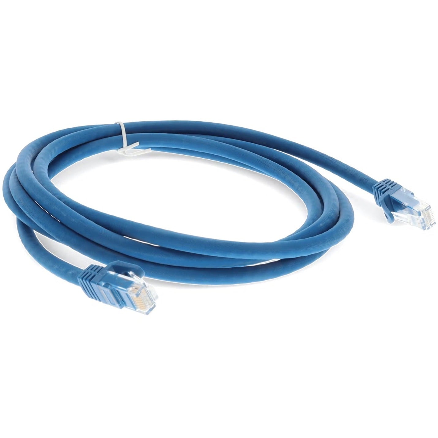 AddOn ADD-6FCAT6A-BE Cat.6a UTP Patch Network Cable, 6 ft, Snagless Boot, Blue