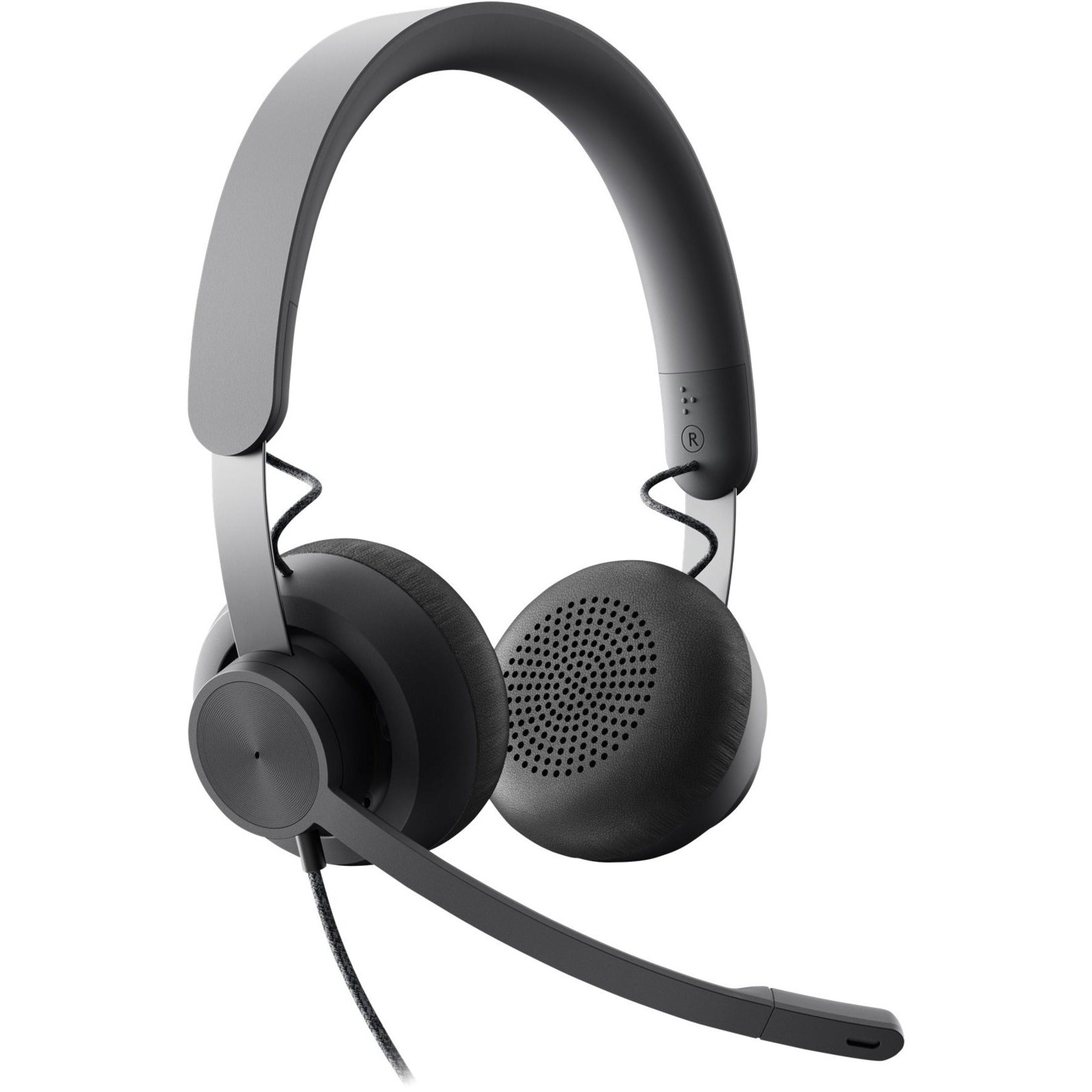 Logitech 981-000871 Zone Headset, USB Type C, 2 Year Warranty, Comfortable, Stereo Sound