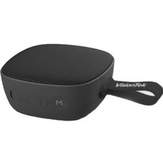 VisionTek 901313 Sound Cube Wireless Bluetooth Speaker - Black, TrueWireless Stereo, MicroSD, Rechargeable Battery