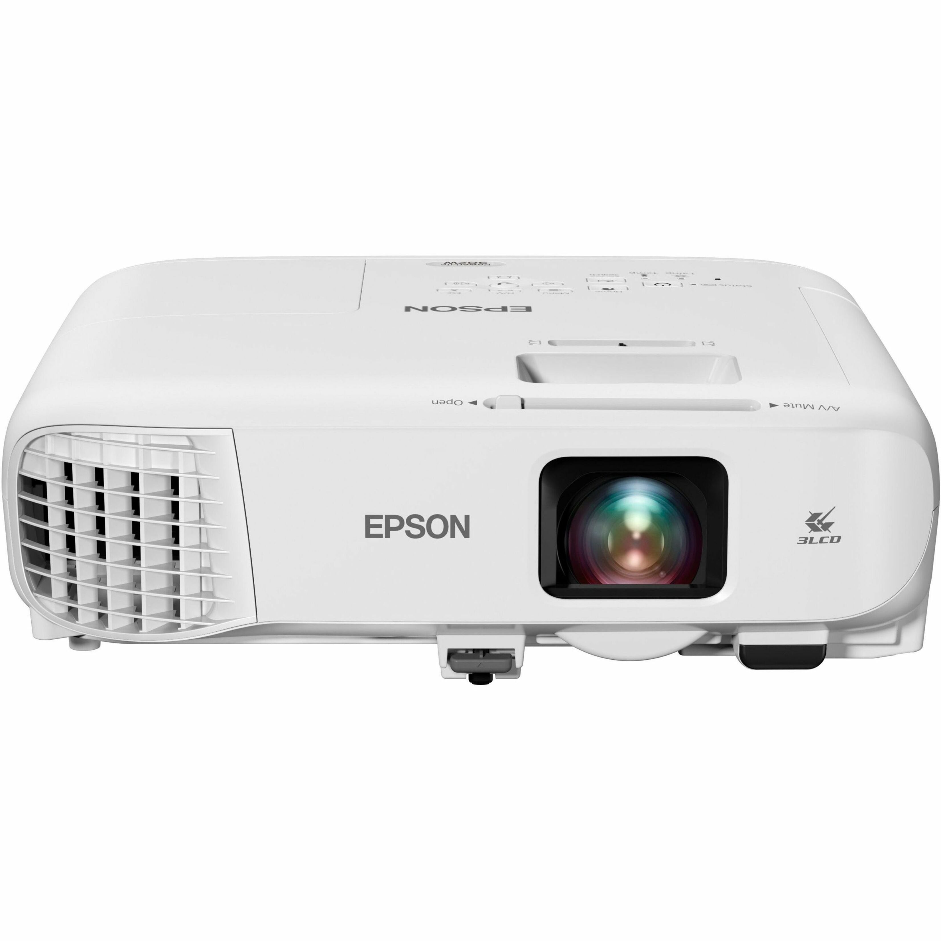 Epson V11H987020 PowerLite 982W 3LCD WXGA Classroom Projector with Dual HDMI, 4200 lm, 16:10