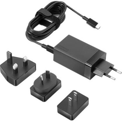 Lenovo 40AW0065WW 65W USB-C AC Travel Adapter, Compact and Portable Charging Solution