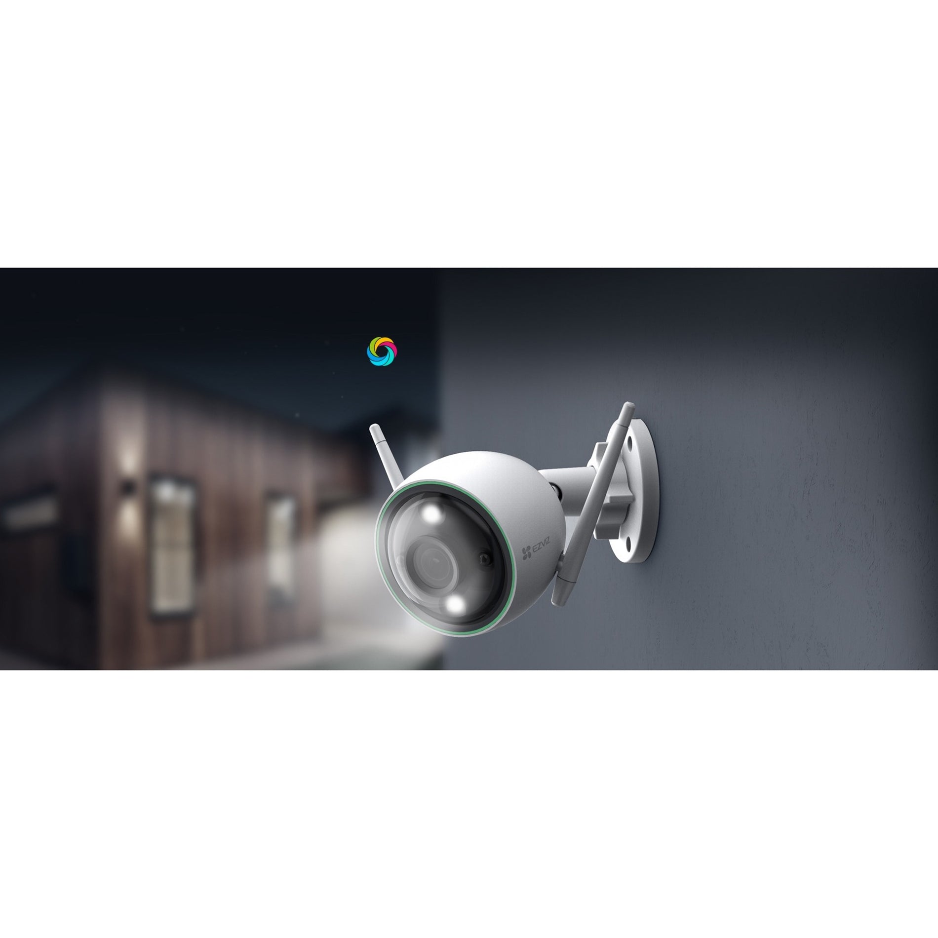 EZVIZ EZC3N3H2L28 C3N Outdoor Smart Wi-Fi Camera, Full HD, Motion Detection, Night Vision
