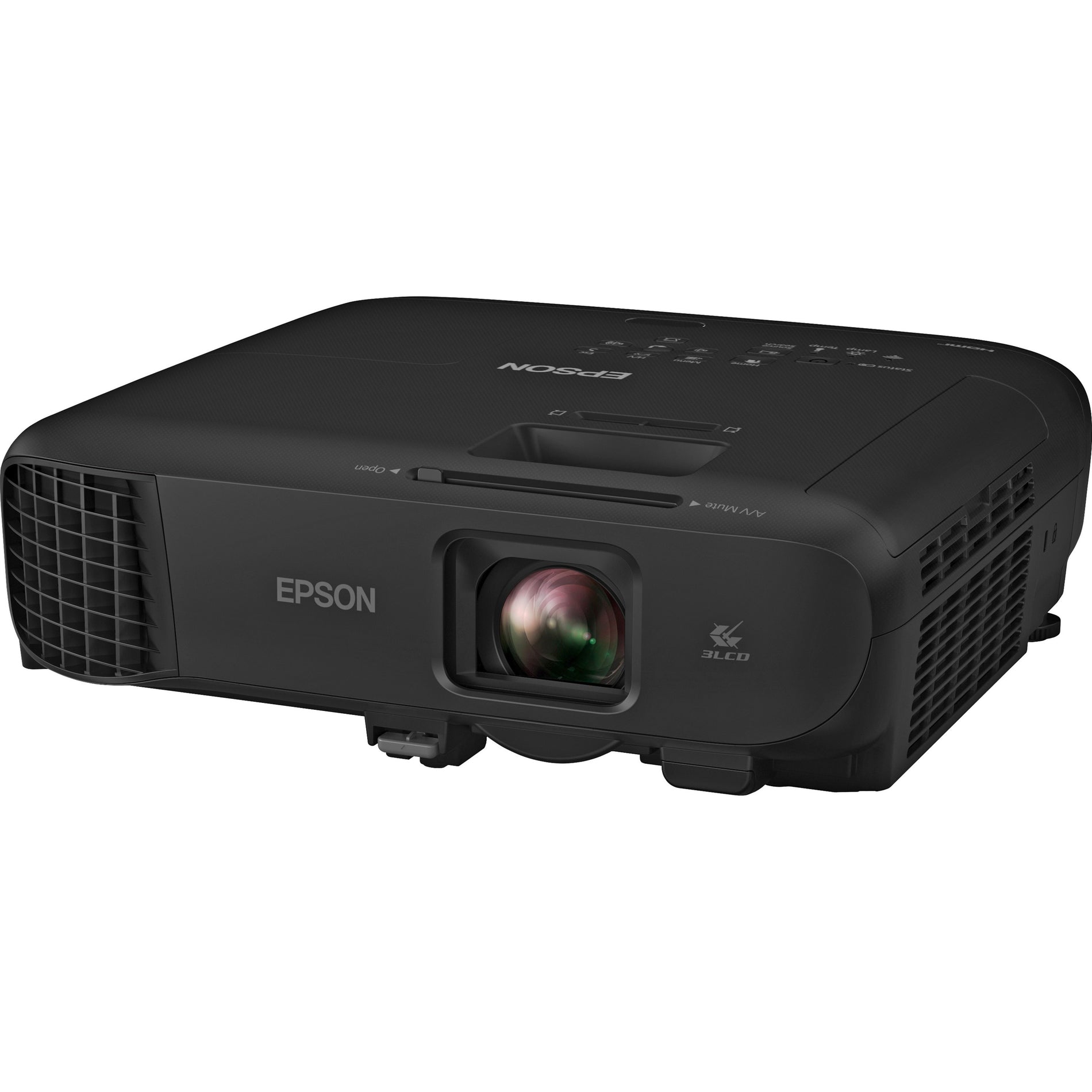 Epson V11H978120 PowerLite 1288 LCD Projector, Front - 4000 lm
