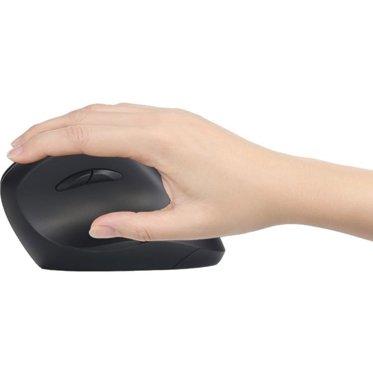 Adesso IMOUSE A20 Antimicrobial Wireless Vertical Ergonomic Mouse, 2.4 GHz, 2400 dpi