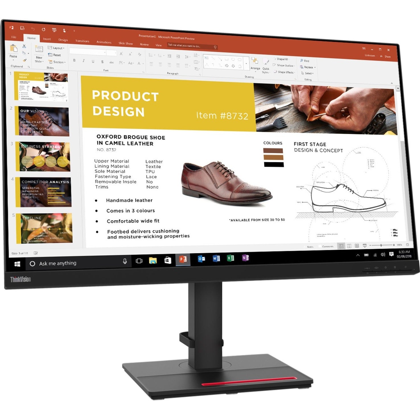 Lenovo ThinkVision P32p-20 31.5-inch UHD Monitor with USB Type-C [Discontinued]