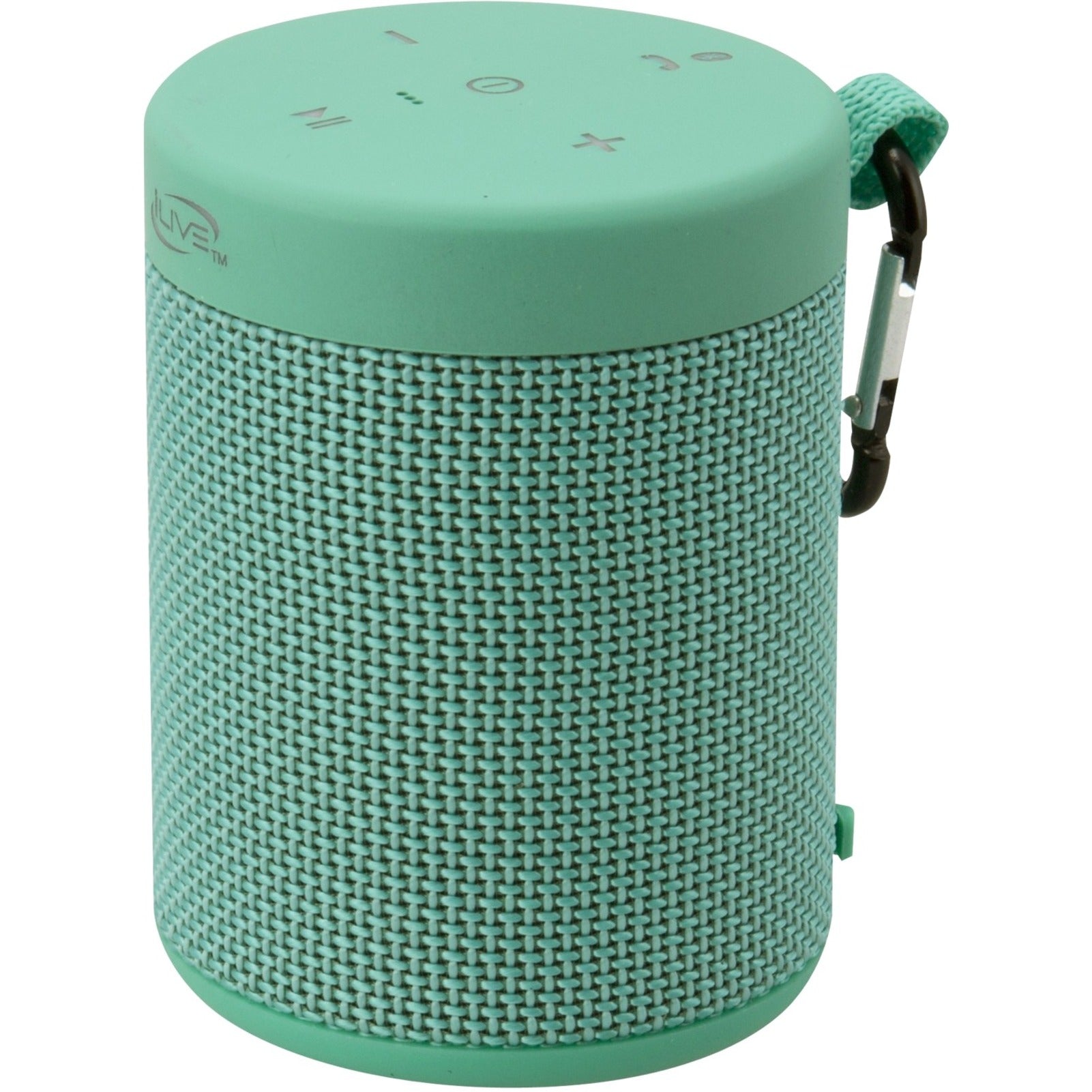 iLive ISBW108TQ Waterproof Fabric Wireless Speaker, Portable Bluetooth Speaker System - Teal