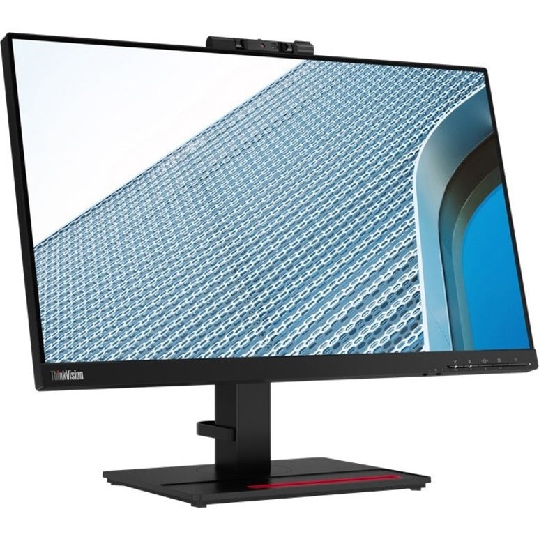 Lenovo 61FCMAR6US ThinkVision T24v-20 23.8-inch FHD VoIP Monitor, Anti-glare, Webcam, Microphone