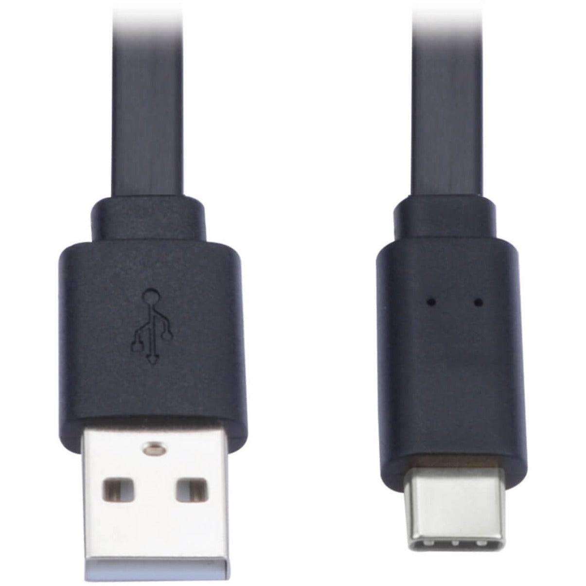 Tripp Lite U038-003-FL USB-A to USB-C Flat Cable (M/M), Black, 3 ft. (0.9 m)