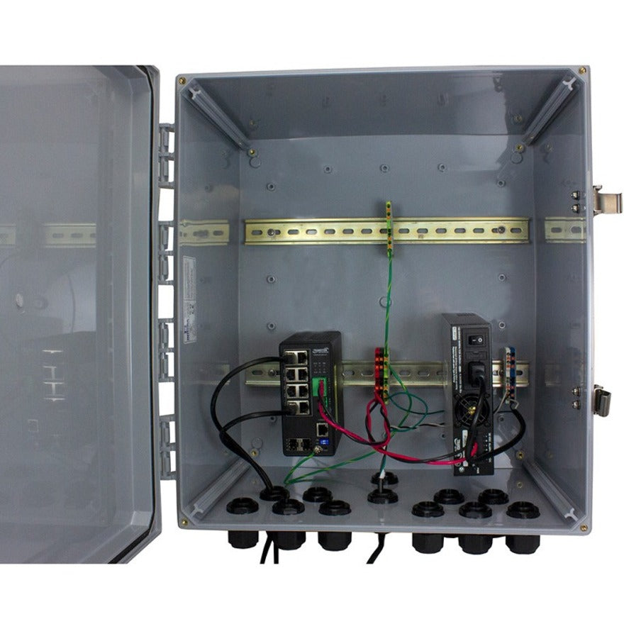 Transition Networks OCA-P181610 Outdoor Cabinet Assembly, Lightweight, Impact Resistant, Cable Management