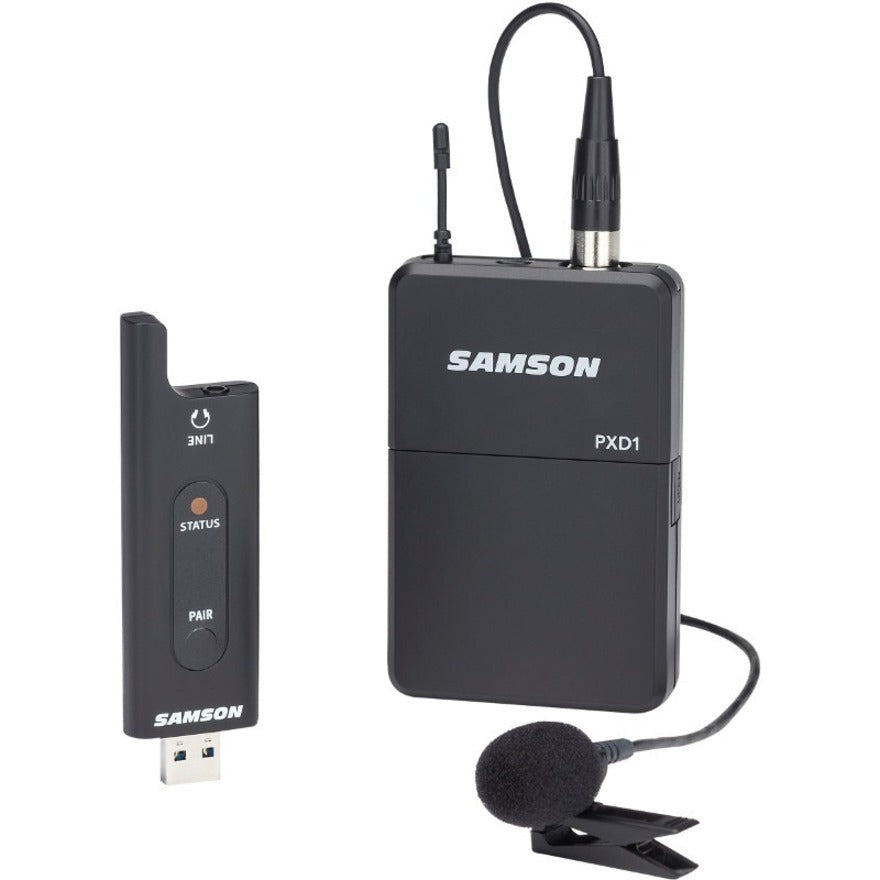 Samson SWXPD2BLM8 XPD2 Lavalier - USB Digital Wireless System, 100 ft Operating Range, 20 Hz - 16 kHz Frequency Response, 85 dB Signal to Noise Ratio