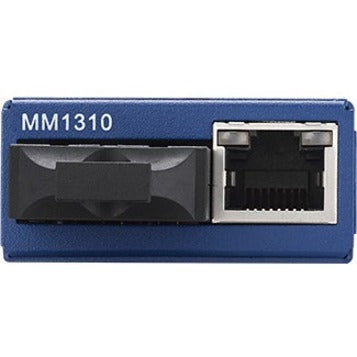 B+B SmartWorx IMC-350I-SE-PS-A 10/100Mbps Miniature Media Converter with LFPT, SC Port, Single-mode Fiber, Fast Ethernet