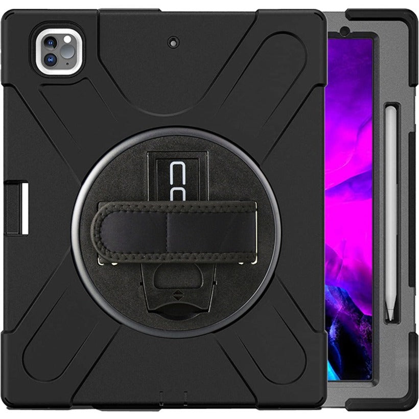 CODi C30705046 Rugged Case for iPad Pro 12.9" (Gen 4), Drop Resistant, Shoulder Strap, Black