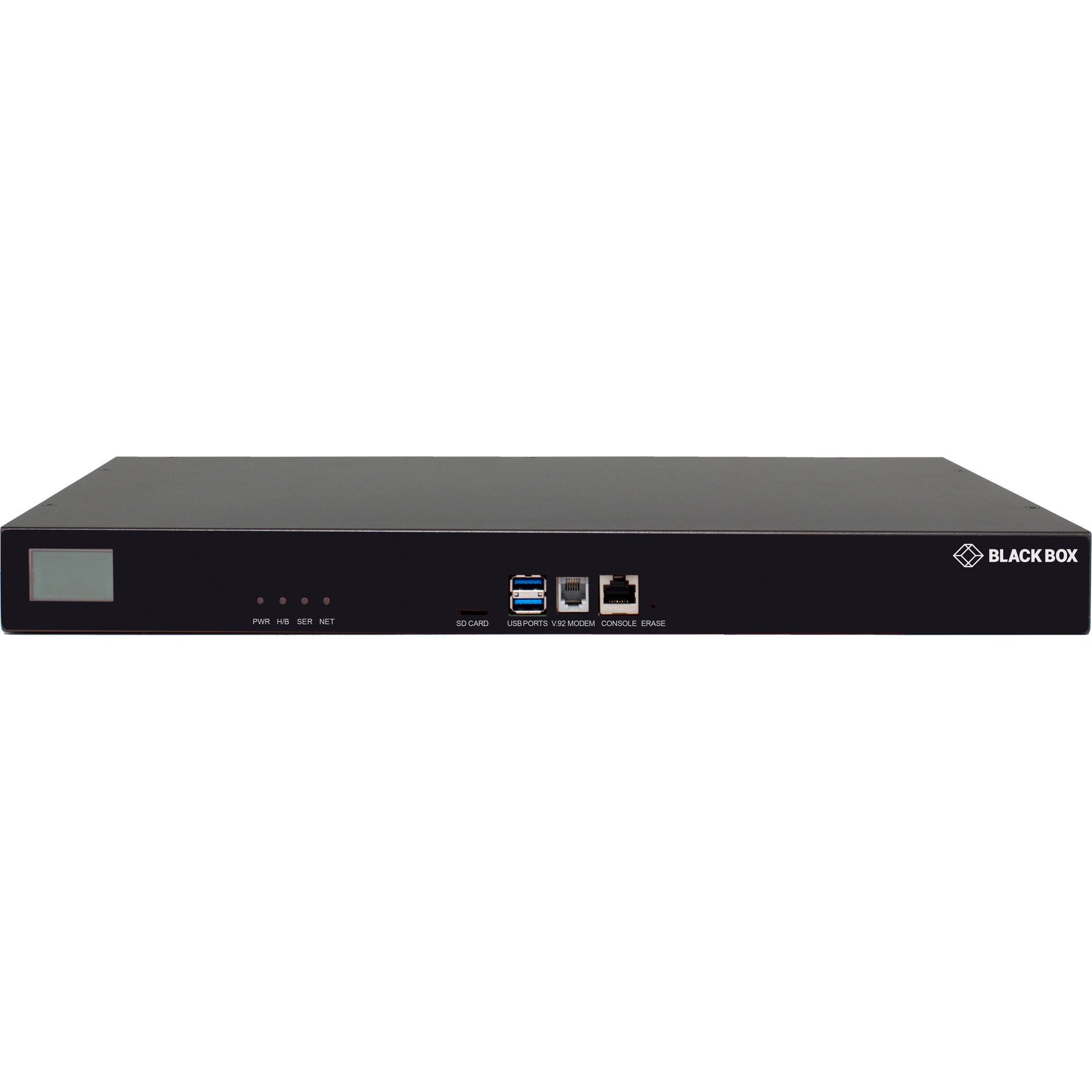 Black Box LES1708A-R2 LES1700 Series Console Server - POTS Modem, Dual 10/100/1000, 8-Port