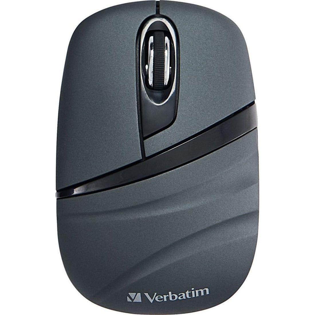 Verbatim 70704 Wireless Mini Travel Mouse, Commuter Series - Graphite