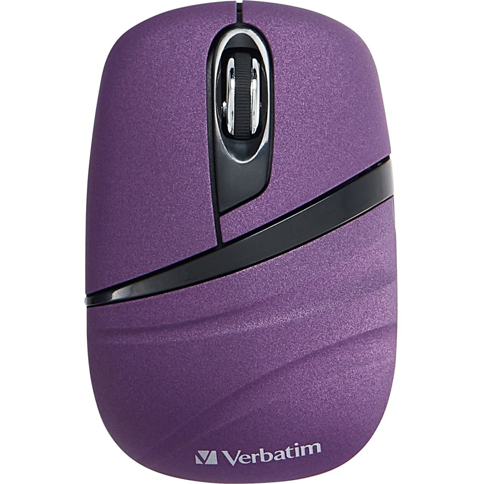 Verbatim 70707 Wireless Mini Travel Mouse, Commuter Series - Purple