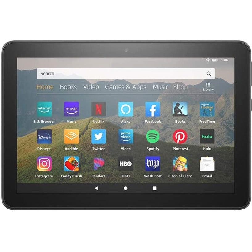 Amazon B07TMJ1R3X Fire HD 8 Tablet, 8 WXGA, Quad-core (4 Core) 2 GHz, 2 GB RAM, 32 GB Storage, Black