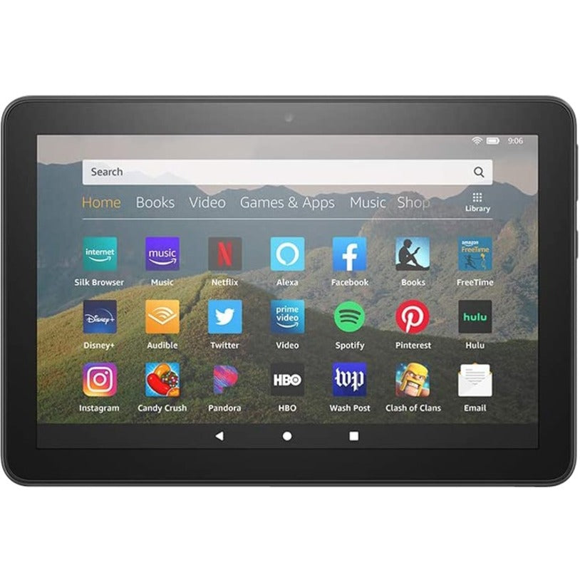 Amazon B0839MQ8Y8 Fire HD 8 Tablet, 8 WXGA, Quad-core 2 GHz, 2 GB RAM, 64 GB Storage, Black