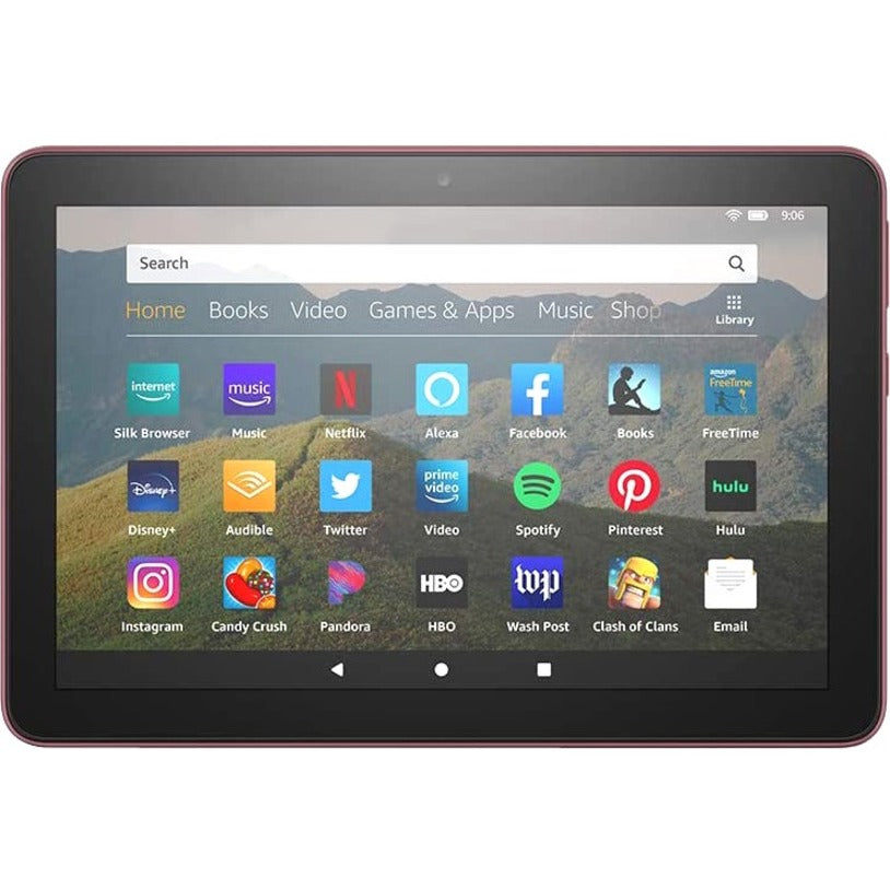 Amazon B07WGL828F Fire HD 8 Tablet, 8 WXGA, Quad-core (4 Core) 2 GHz, 2 GB RAM, 32 GB Storage, Plum