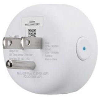 Ubiquiti USP-Plug-US Smart Power Plug, Wi-Fi Controllable, Max. Power Consumption 1100W, 10A Current Rating