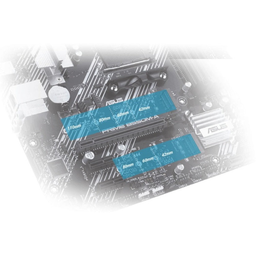 Asus PRIME B550M-A/CSM Desktop Motherboard, AMD B550 Chipset, Micro ATX Form Factor