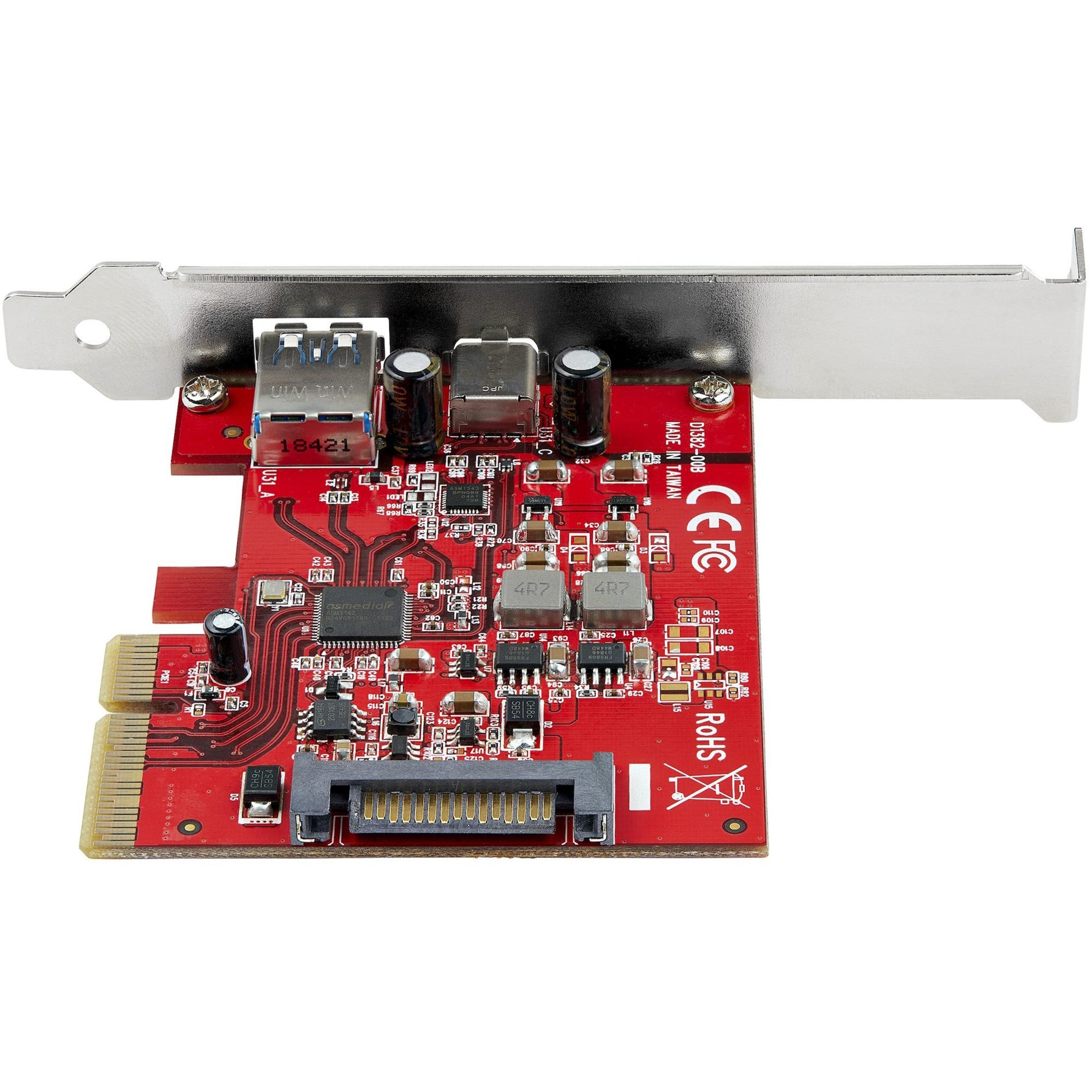 StarTech.com PEXUSB311AC3 USB Adapter, 2 USB 3.2 Ports, PCI Express x4, UASP Support