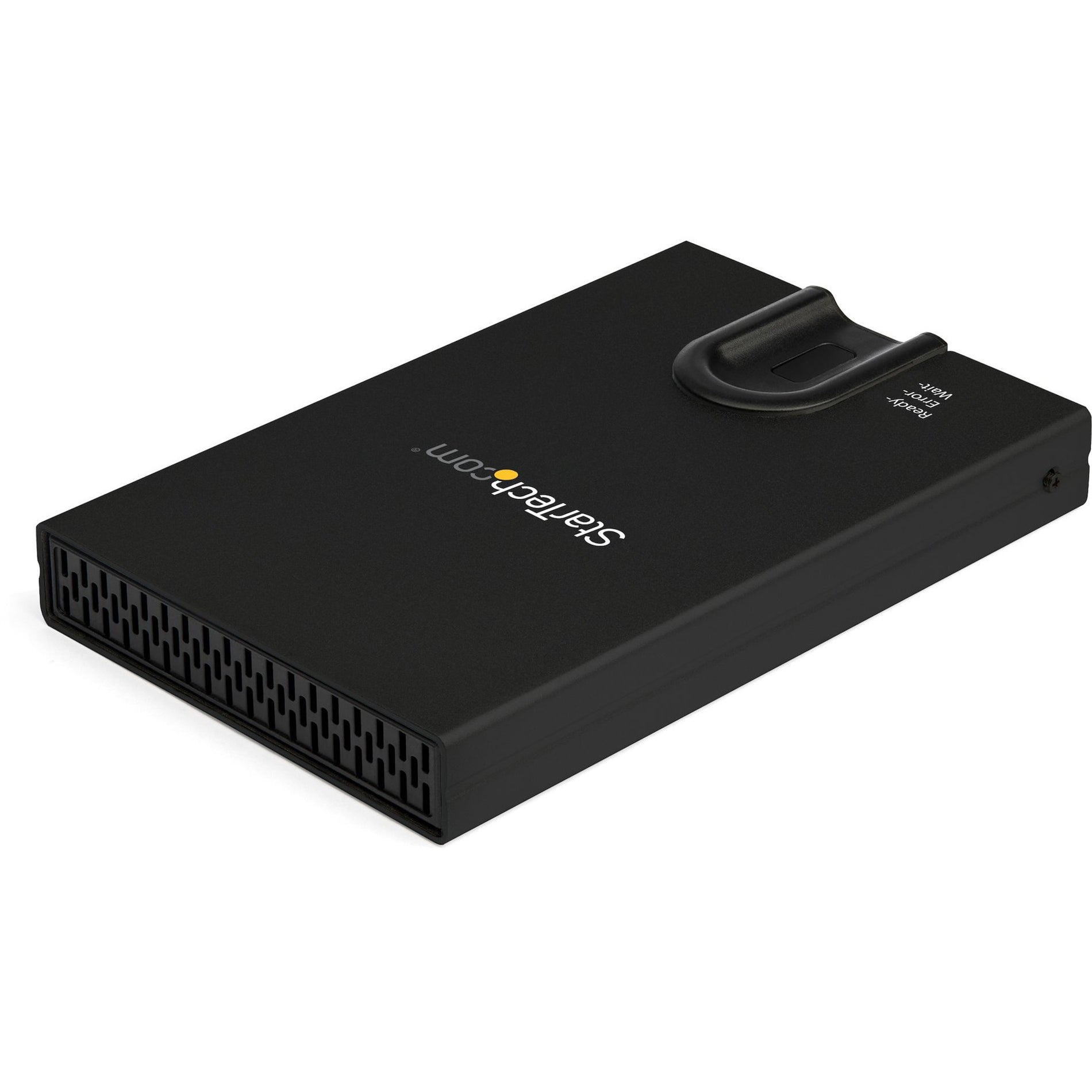 StarTech.com S251BMU3FP Encrypted Hard Drive Enclosure - Fingerprint Access - For 2.5" SATA, USB 3.1 (Gen 1) Micro-B, Black [Discontinued]