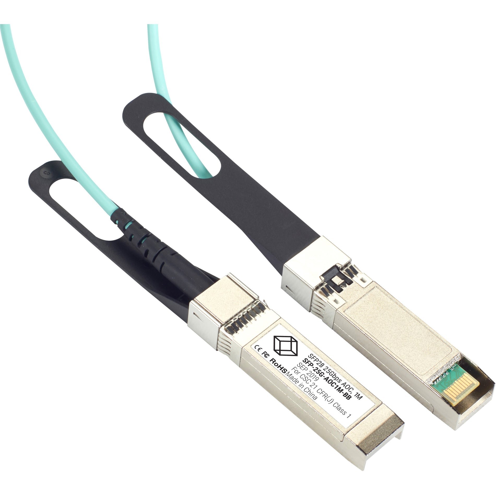 Black Box SFP-25G-AOC3M-BB Fiber Optic Network Cable, 25 Gbit/s, 9.80 ft, Multi-mode