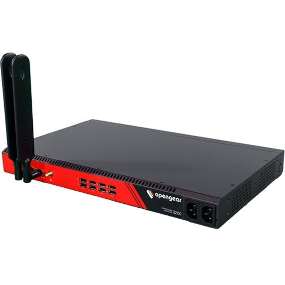 Opengear OM2216-L-US OM2216-L Device Server, 16 Serial Ports, 2 Network Ports, 8 USB Ports, 4-Year Warranty