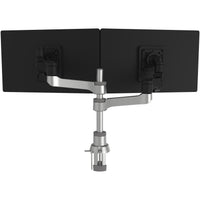 R-Go Caparo 4 Desk Mount for Monitor - Matte Silver, Black (RGOVLCA4TWSI) Rear image