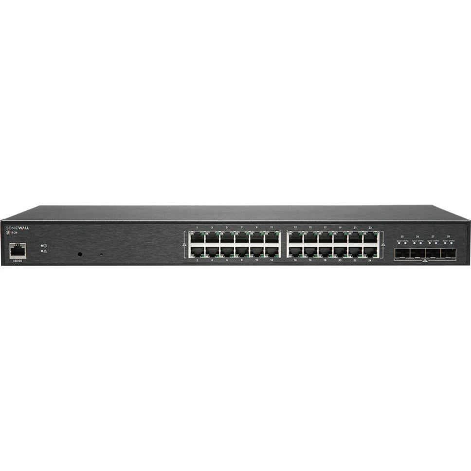 SonicWall 02-SSC-2467 Switch SWS14-24, 28 Network Ports, 10GBase-X, Gigabit Ethernet