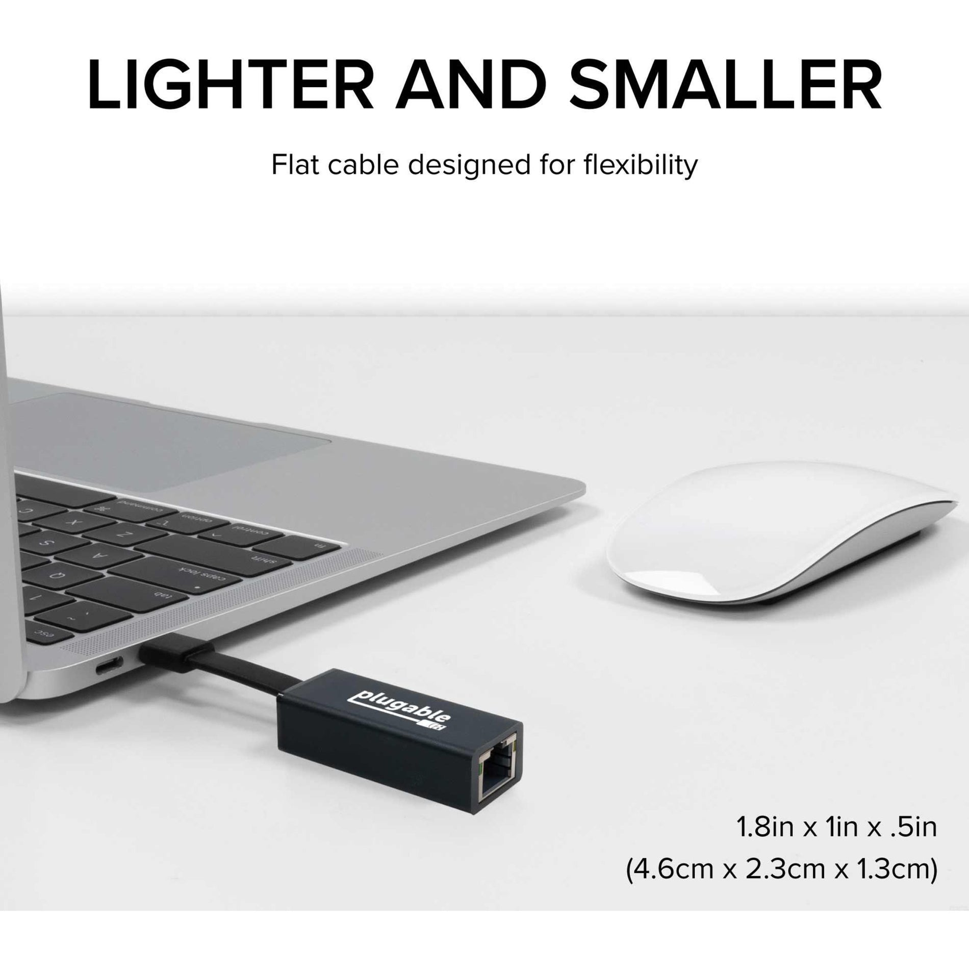 Plugable USBC-TE1000 USB-C To Gigabit Ethernet Adapter, Fast and Reliable Gigabit Speed