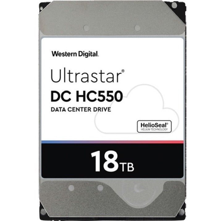 Western Digital 0F38353 Ultrastar DC HC550 Hard Drive, 18TB SAS 7200, 512MB Buffer