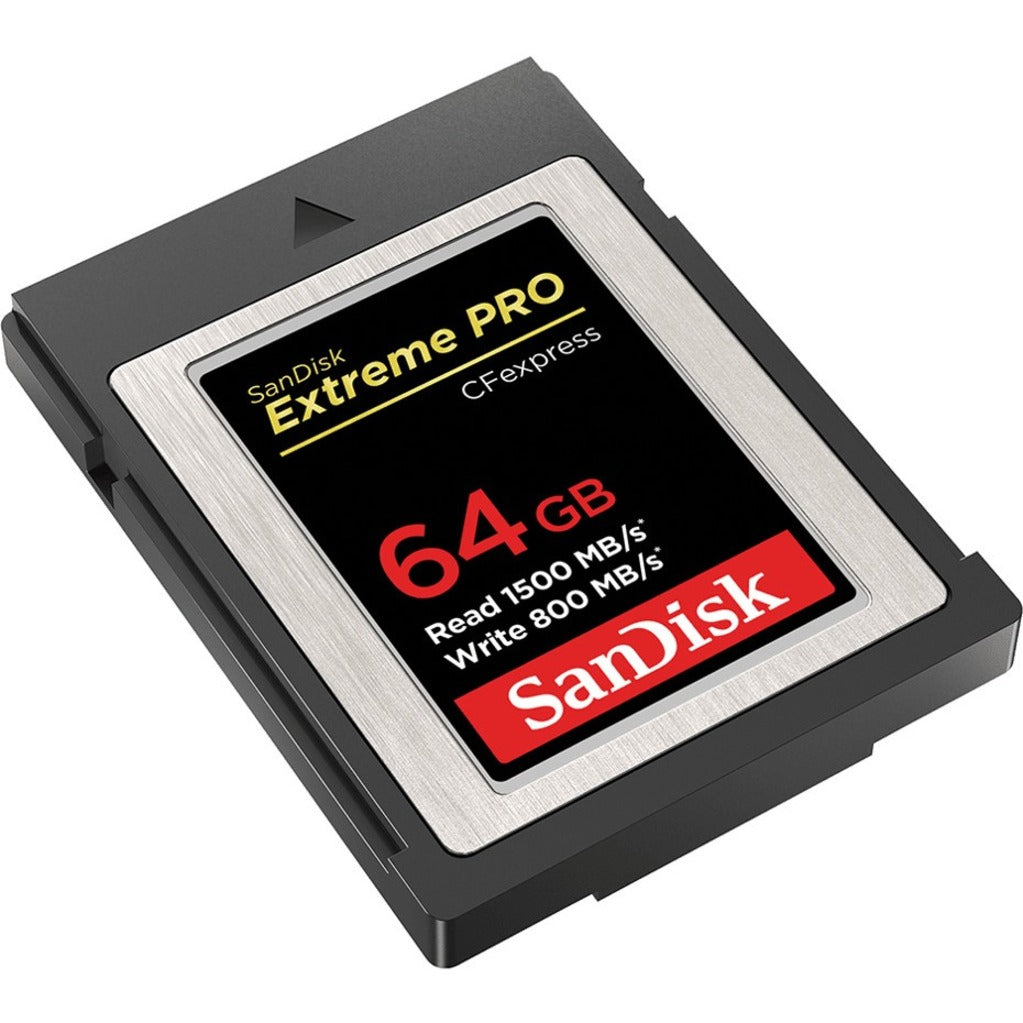 SanDisk SDCFE-064G-ANCNN Extreme Pro CFexpress Card Type B, 64GB, 1.46 GB/s Read Speed, 800 MB/s Write Speed