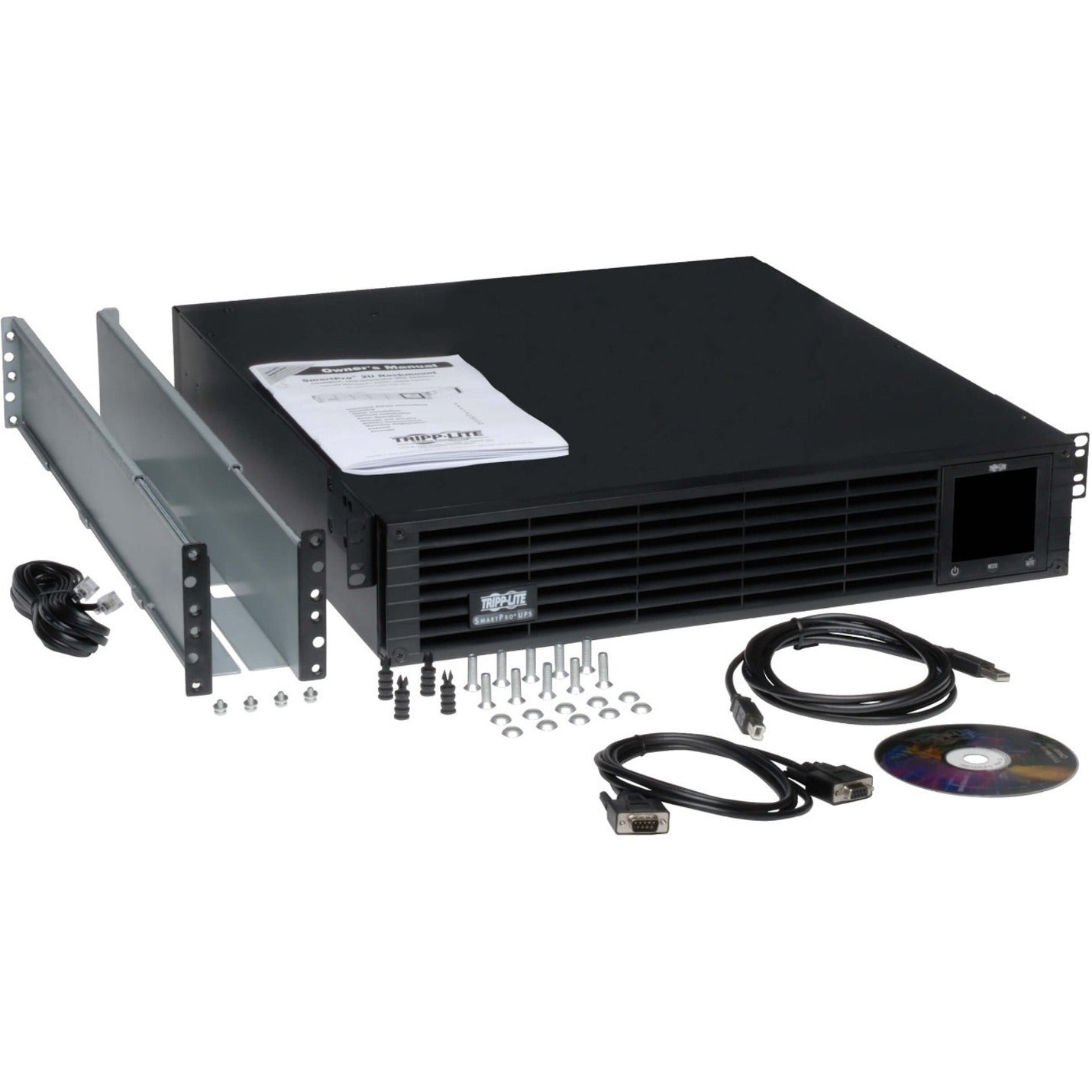 Tripp Lite SM2200RMXL2UPN SmartPro Rack/Tower UPS, 2200VA 1920W, LCD, Network Management