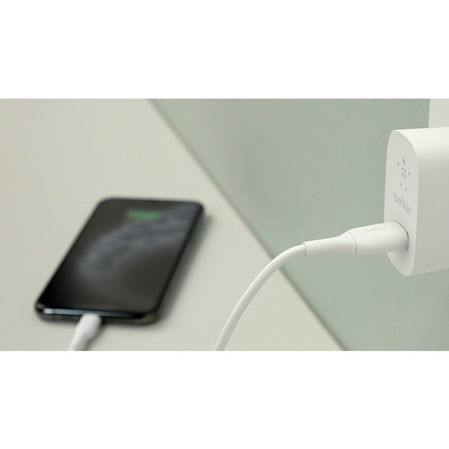 Belkin WCA002DQWH BOOST&uarr;CHARGE USB-A Wall Charger (12W), Fast Charging for Google Pixel 4, Samsung Galaxy, Apple iPhone, and More