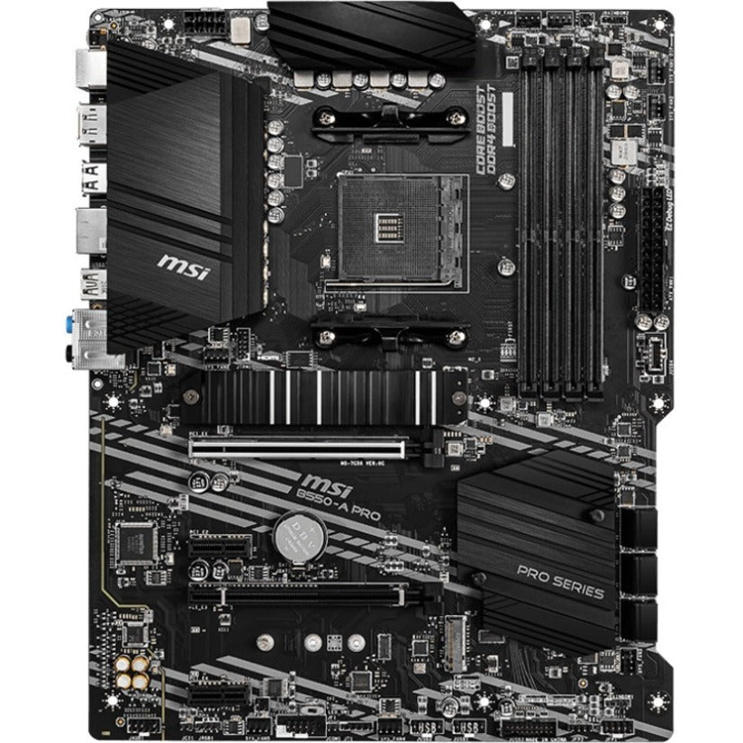 MSI B550-A PRO Desktop Motherboard B550APRO - AMD B550 Chipset, Socket AM4, ATX