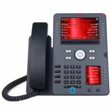 Avaya 700512397 IP Phone J189, Energy Star, TAA Compliant, USB, Network (RJ-45), PoE (RJ-45) Port, 2 Network (RJ-45) Ports, Speakerphone, VoIP, Bluetooth, Corded, Wall Mountable, Gray