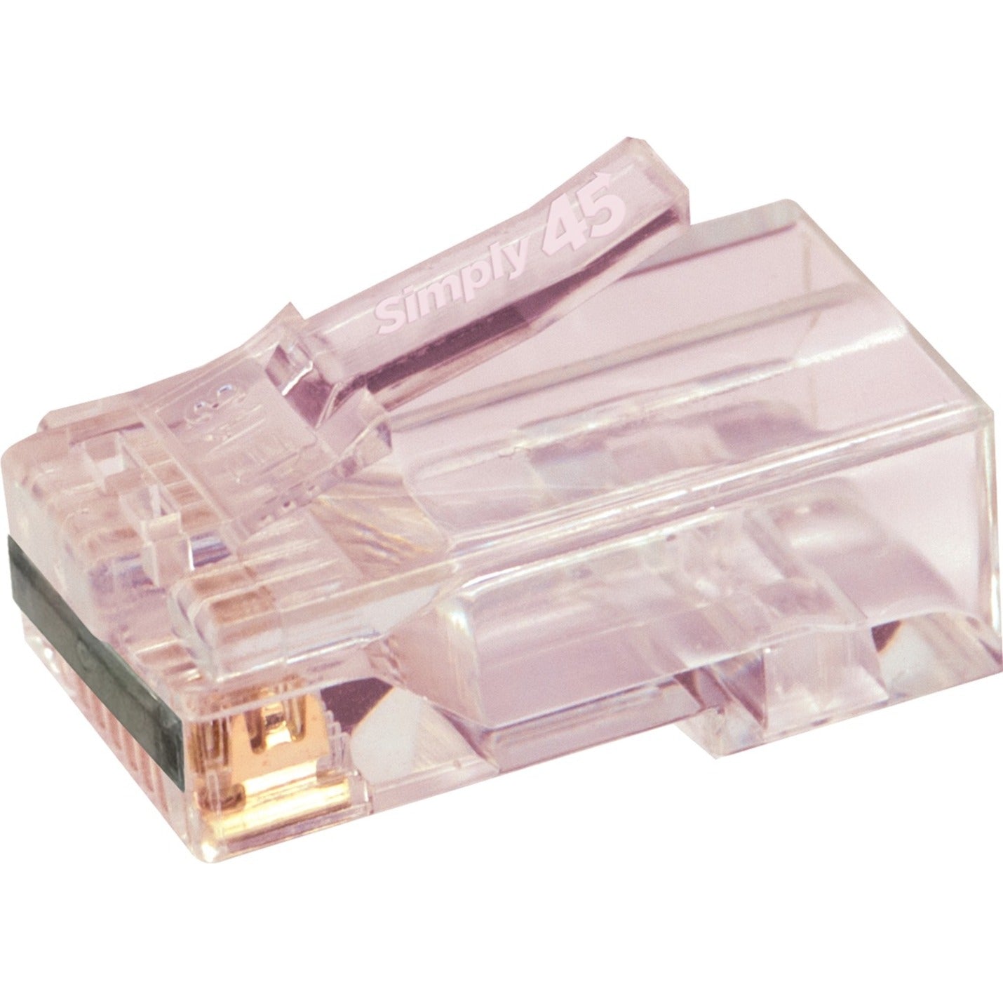 SIMPLY45 S45-1700P ProSeries Cat6/6a Unshielded Pass Through RJ45 with Cap45, PoE, Fire Resistant, Stranded, Crosstalk Protection