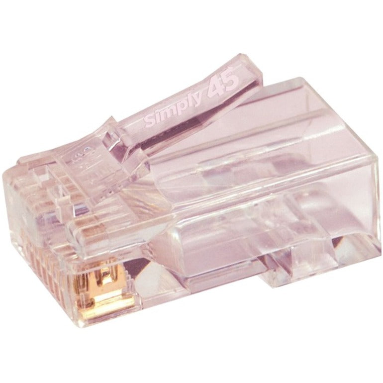 SIMPLY45 S45-1700 Cat6/6a Unshielded Pass Through RJ45, Network Connector