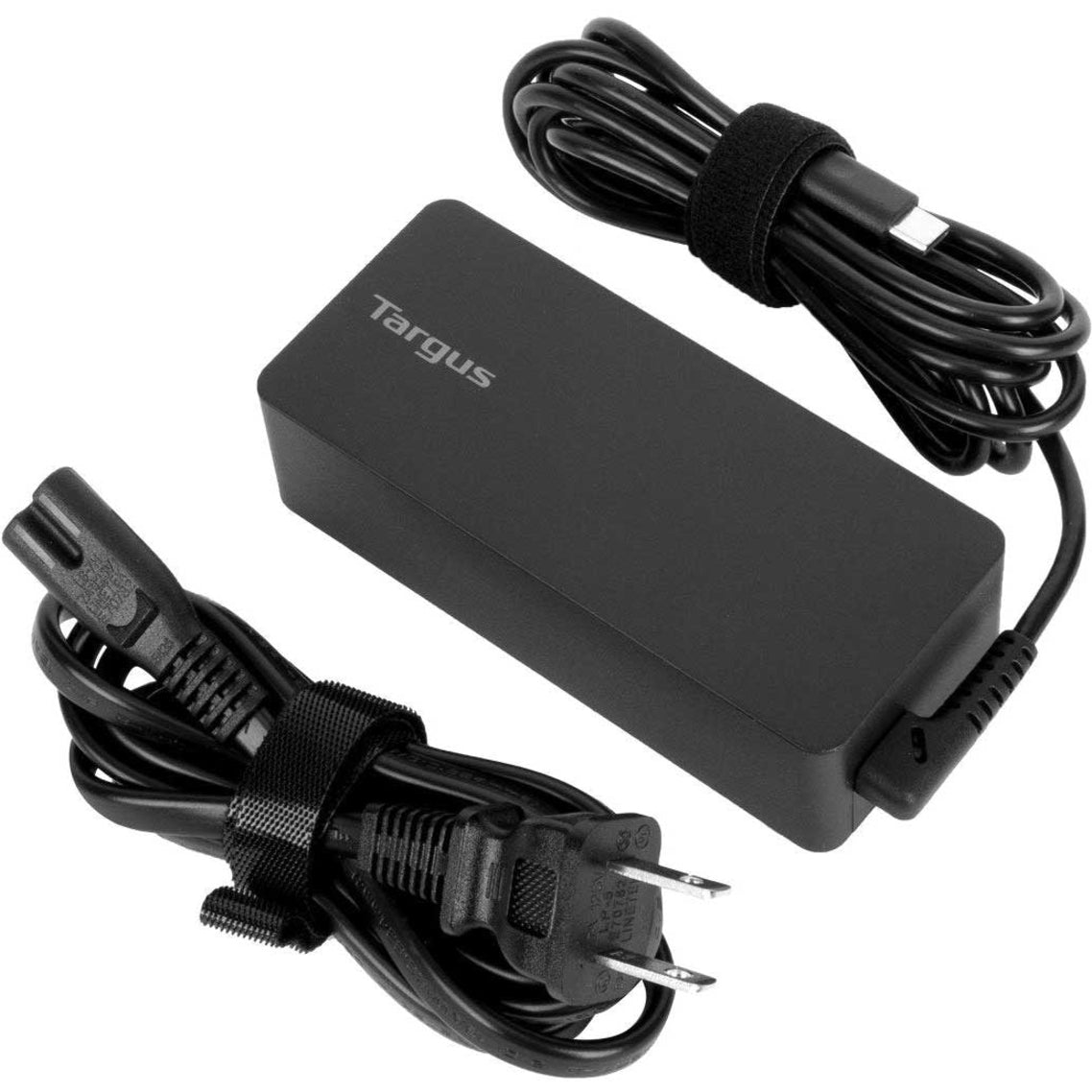 Targus APA107BT 65W USB-C Charger, 65W Power Delivery, Black