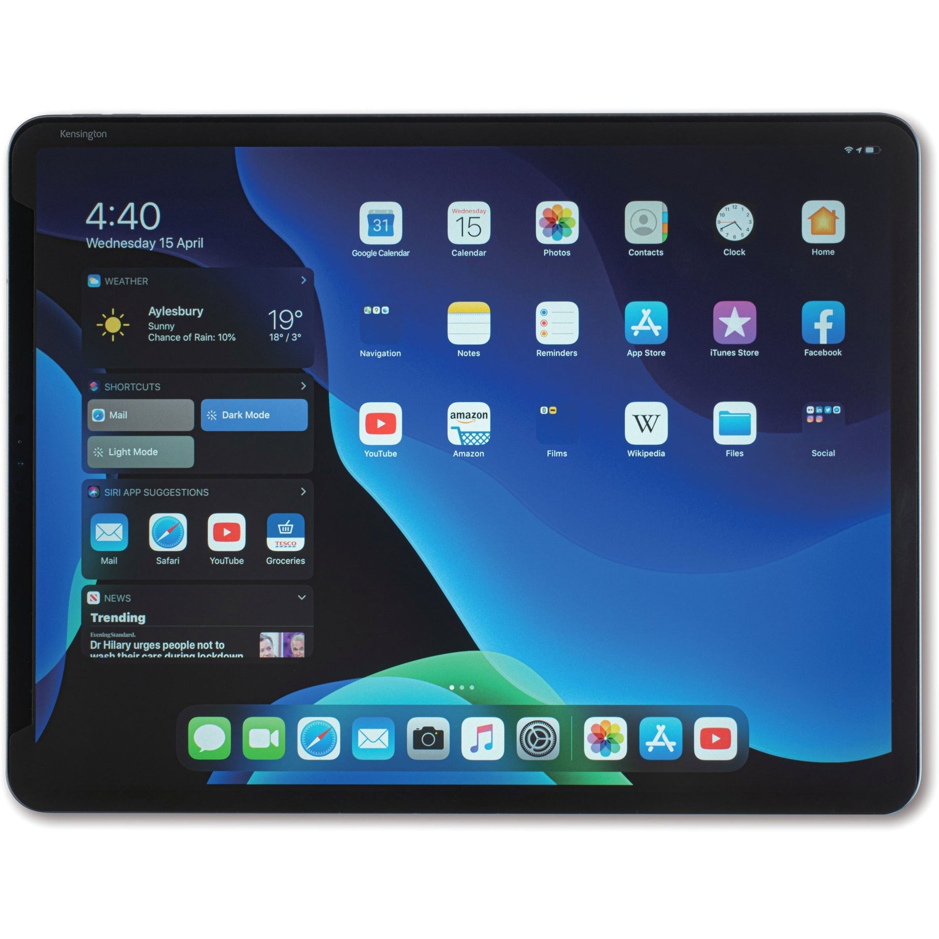 ACCO K50720WW SA11 Privacy Screen for iPad Pro 11in, Easy to Apply, Bubble-free, Blue Light Reduction