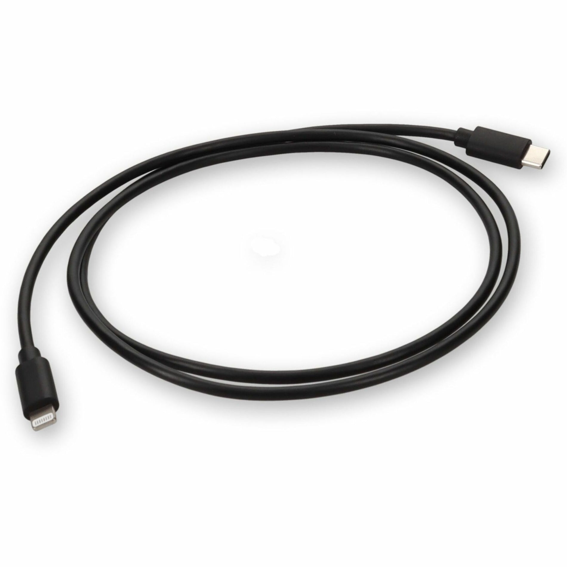 AddOn USBC2LGTTPE1M 1m USB 2.0 (C) Male to Lightning Male Black Cable Datenübertragungskabel