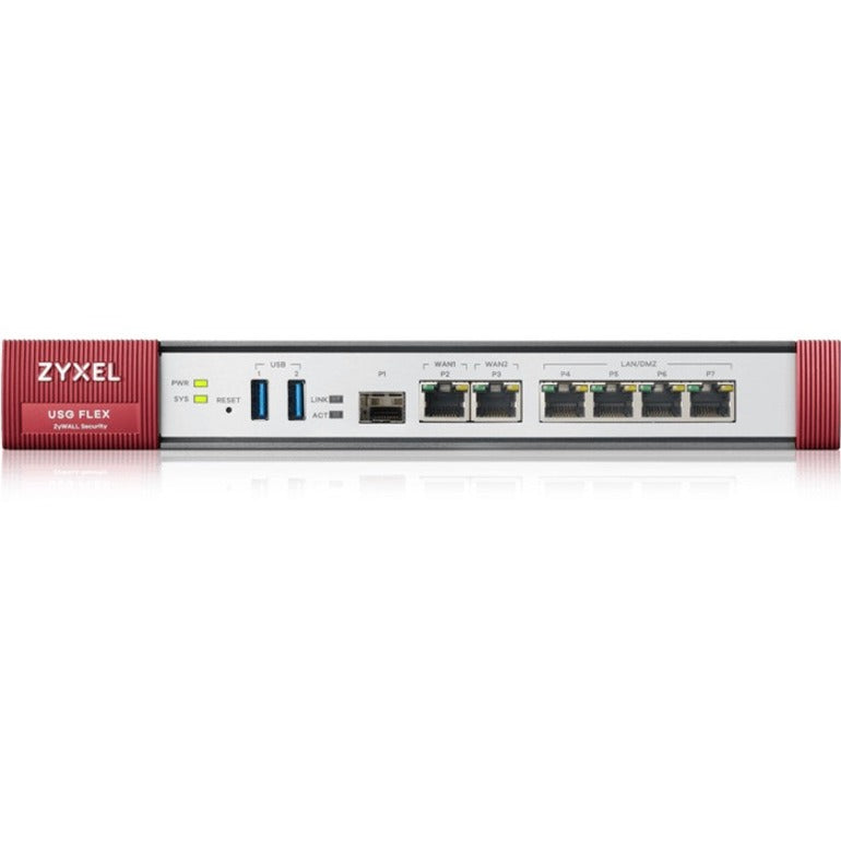 ZYXEL USGFLEX200 USG FLEX 200 Network Security/Firewall Appliance, Lifetime Warranty, Gigabit Ethernet