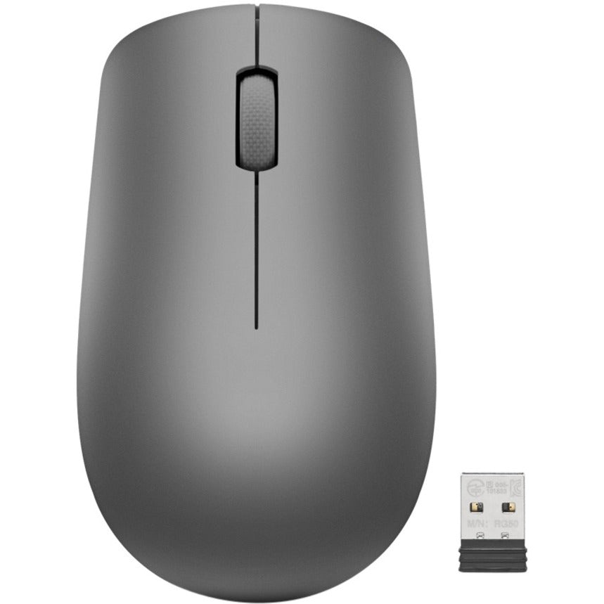 Lenovo GY50Z49089 530 Wireless Mouse (Graphite), Ergonomic Fit, 1200 dpi, 2.4 GHz RF